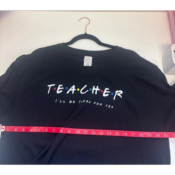 Friends Show Inspired Teacher Educator Unisex SZ LG Adult Short Sleeve T-shirt - Picture 5 of 5